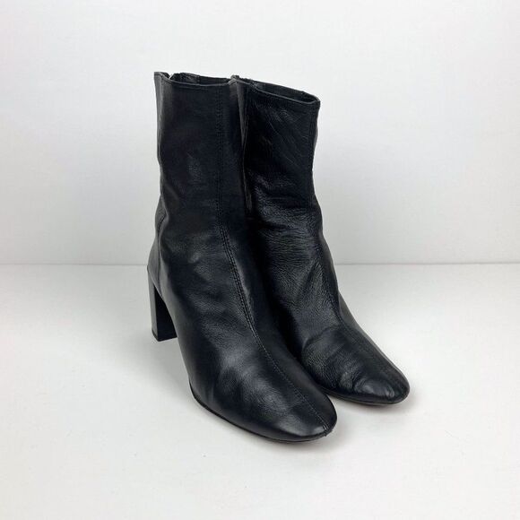 Zara Black Ankle Boots - Picture 5 of 6